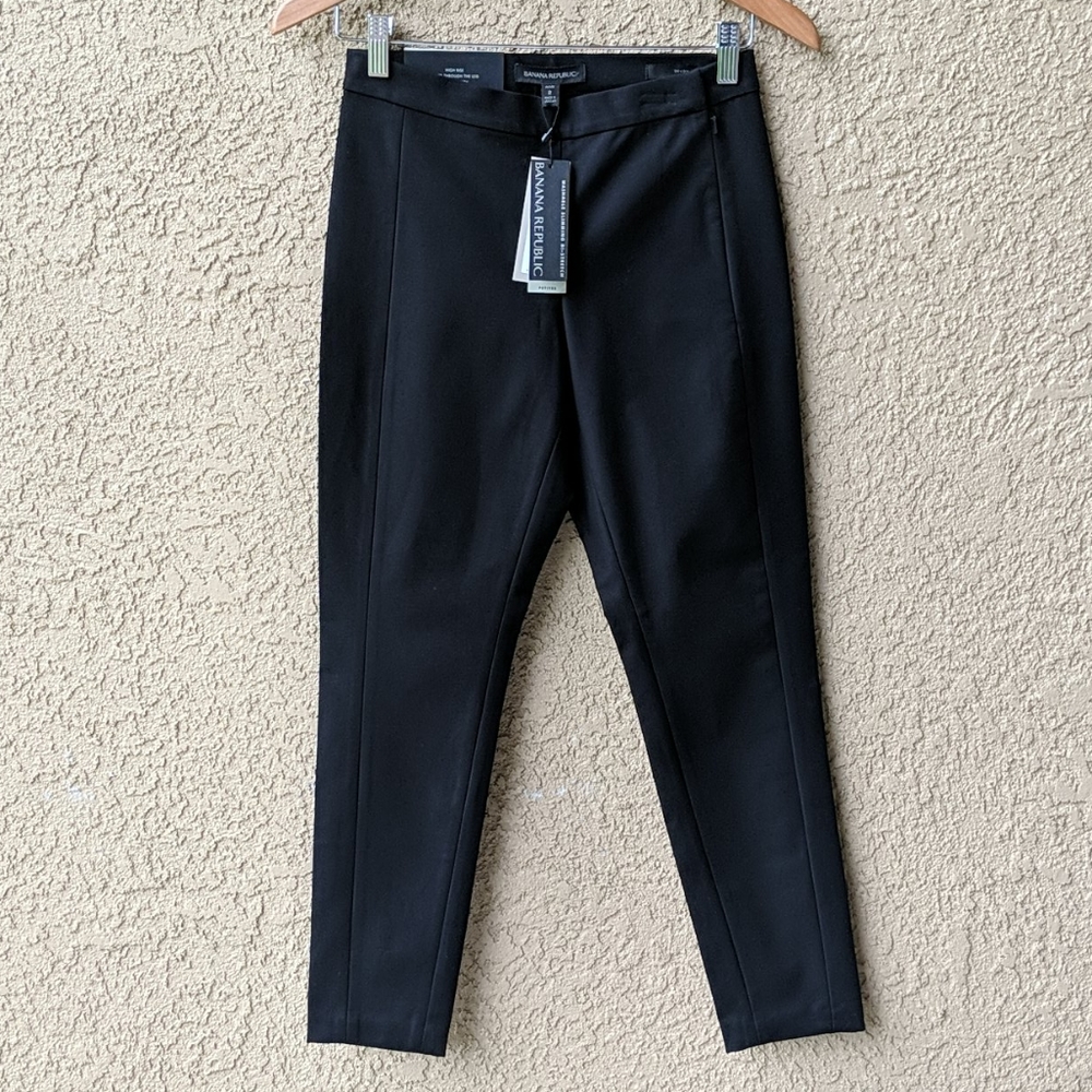 Banana Republic Devon High Rise Ankle Black Pants